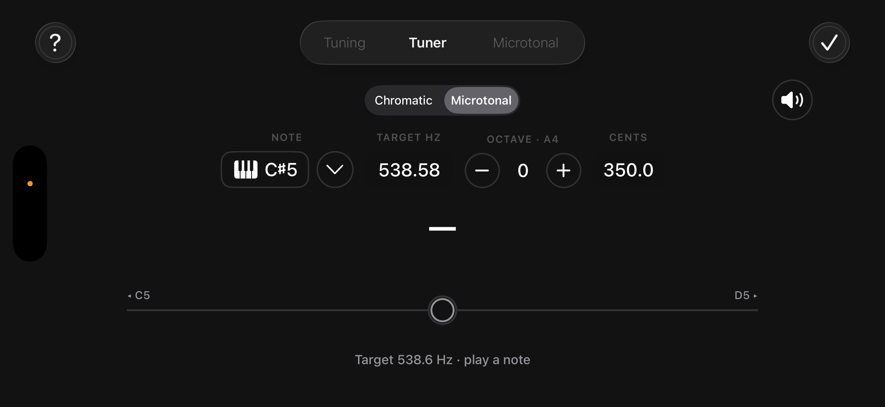 The microtonal tuner